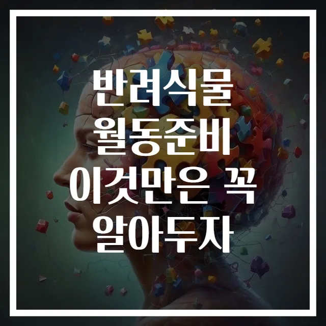 반려식물 월동준비 이것만은 꼭 알아두자