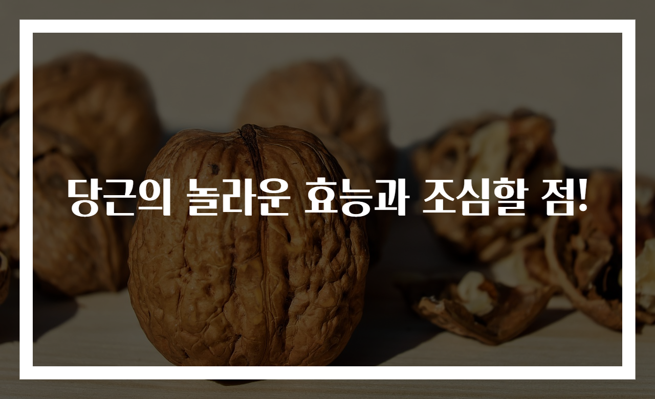 당근의 놀라운 효능과 조심할 점!