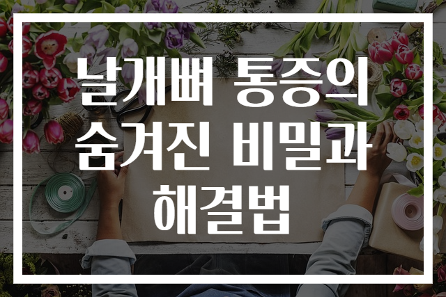 날개뼈 통증의 숨겨진 비밀과 해결법