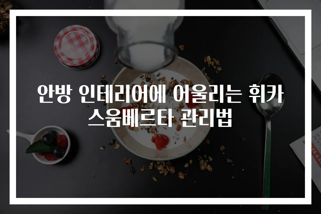 안방 인테리어에 어울리는 휘카스움베르타 관리법