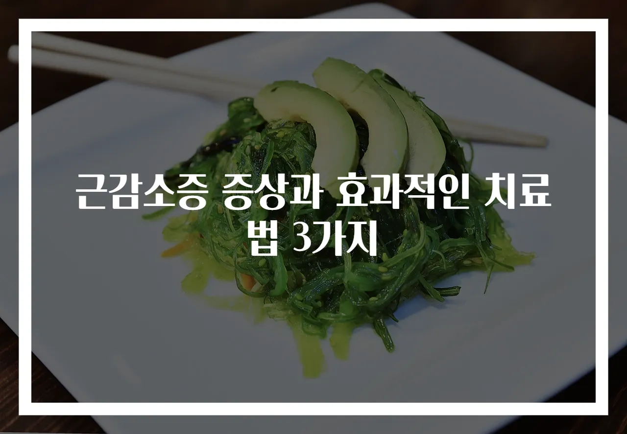 근감소증 증상과 효과적인 치료법 3가지