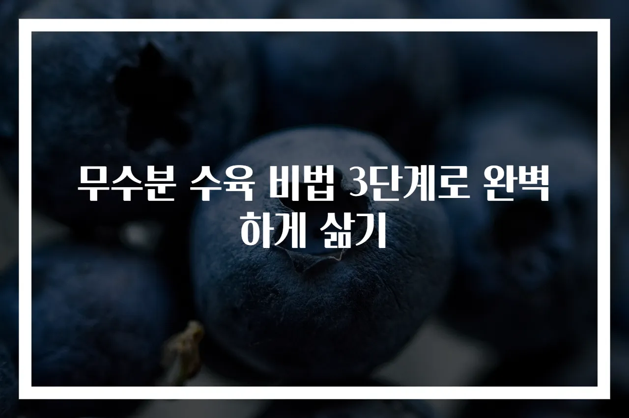 무수분 수육 비법 3단계로 완벽하게 삶기