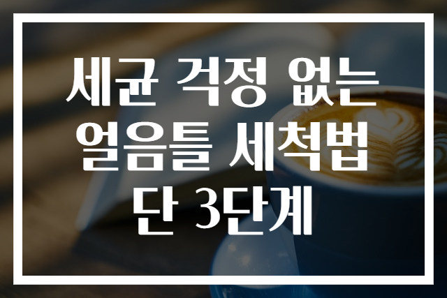 세균 걱정 없는 얼음틀 세척법 단 3단계