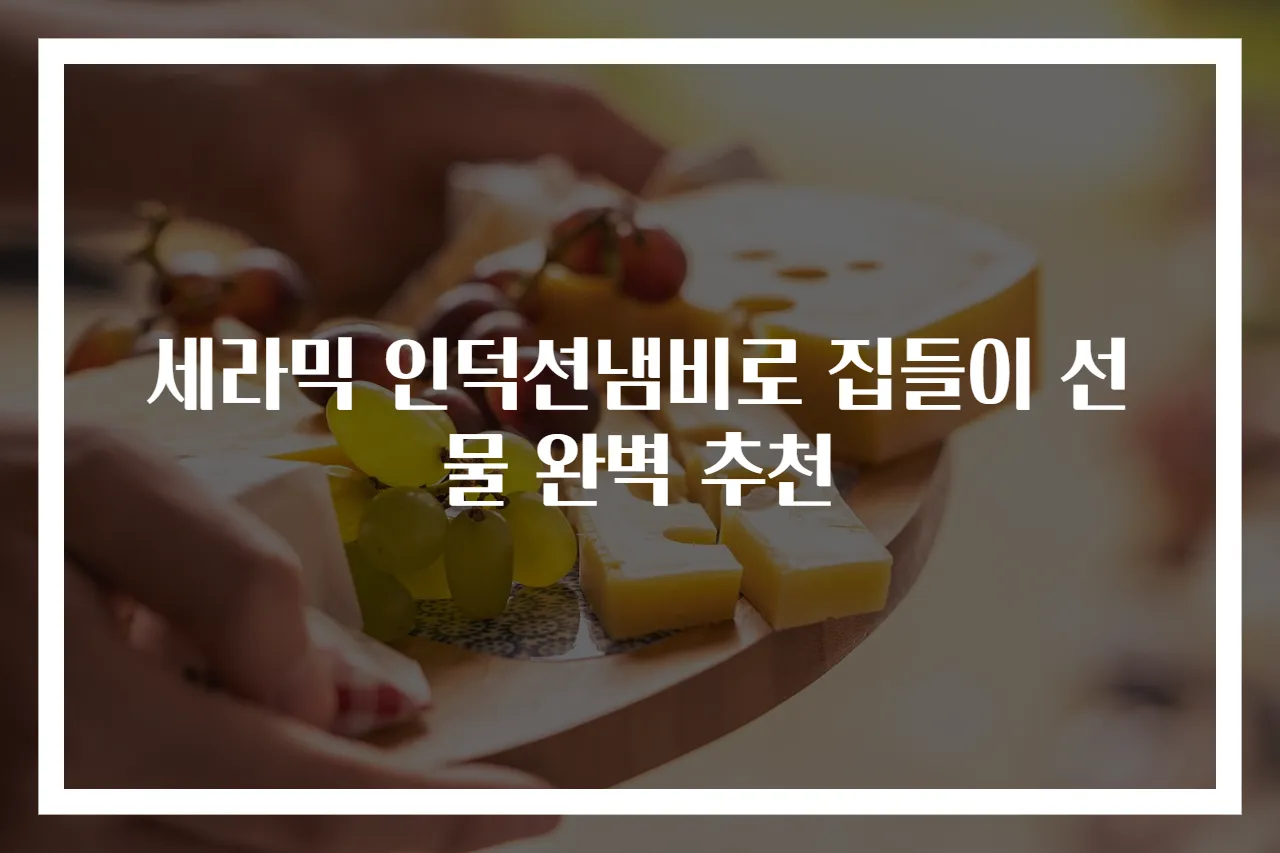 세라믹 인덕션냄비로 집들이 선물 완벽 추천