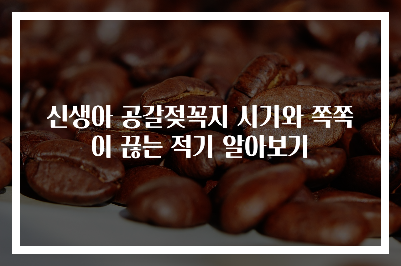 신생아 공갈젖꼭지 시기와 쪽쪽이 끊는 적기 알아보기