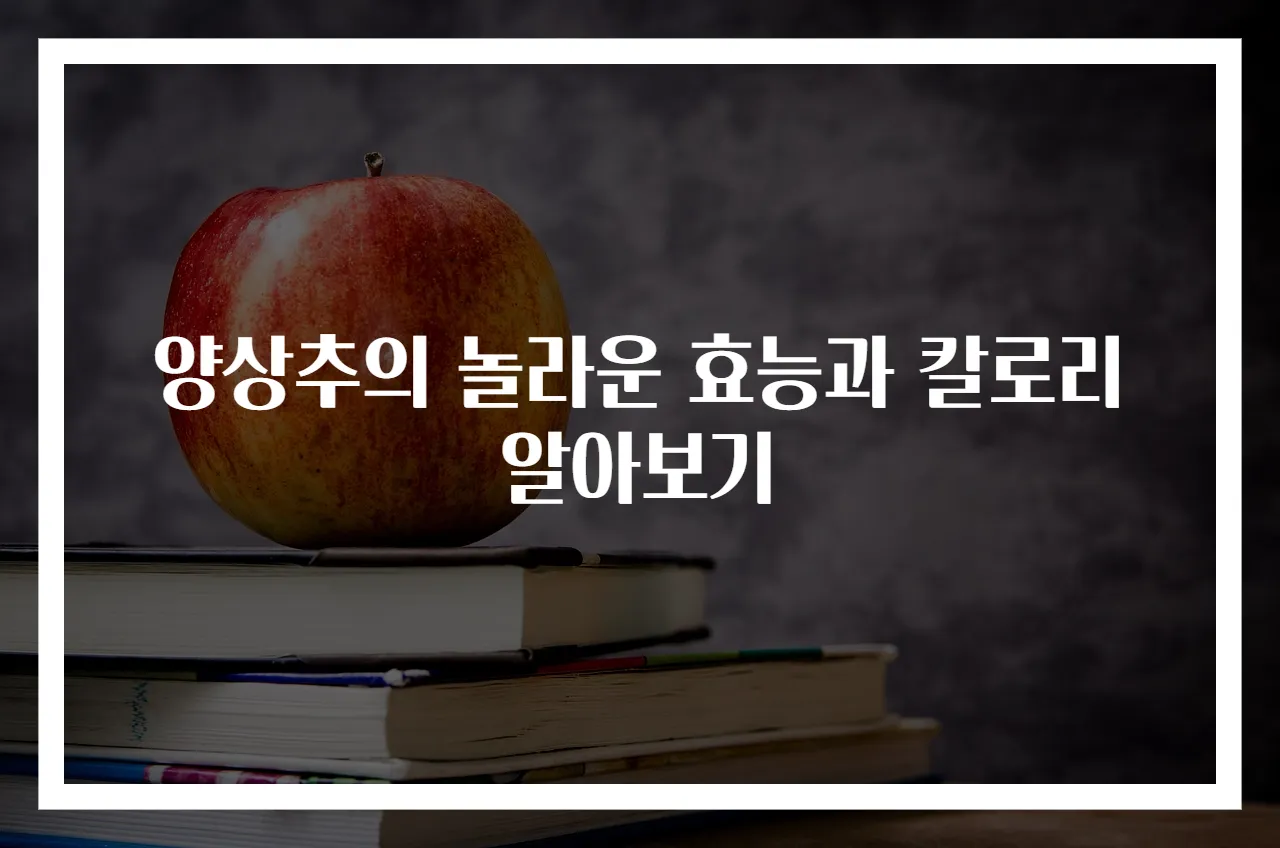 양상추의 놀라운 효능과 칼로리 알아보기