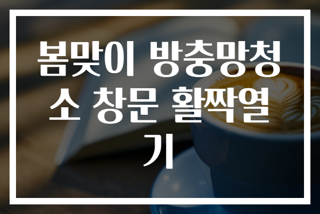 봄맞이 방충망청소 창문 활짝열기
