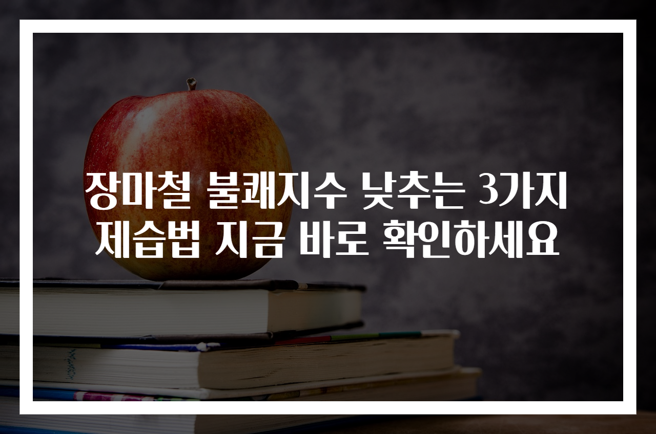 장마철 불쾌지수 낮추는 3가지 제습법 지금 바로 확인하세요